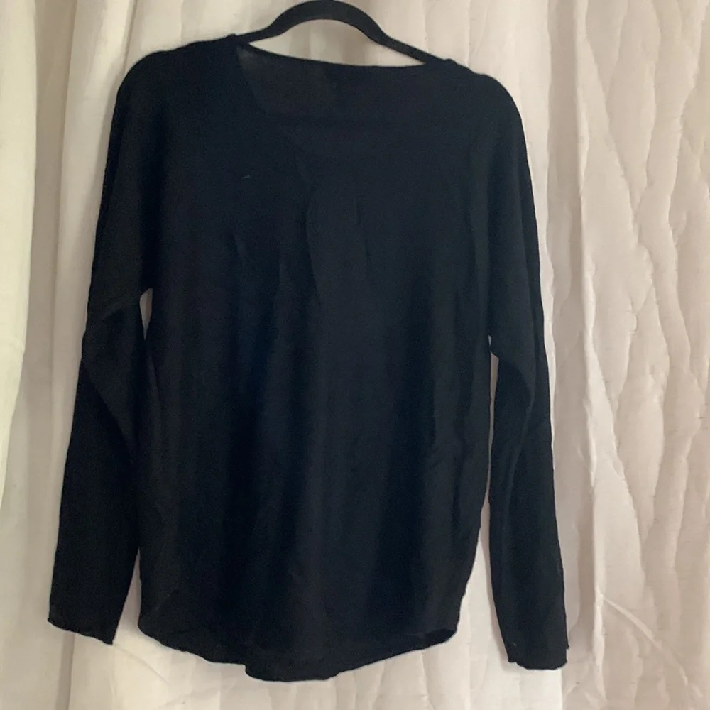 Rachel Zoe Nylon Cashmere Blend Evil Eye Embellished Sweater L - Picture 4 of 7